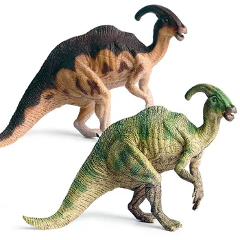 Jurský simulace dinosaurus hračka plná plastových zvířat statický model nové velké velikosti dinosaurus Parasaurolophus panenka