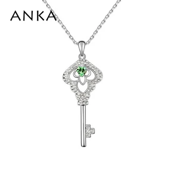 Nové Velkoobchodní Šperky Retro Duté Crystal Drahokamu Klíčenka Klíční Kosti Dámské Přívěskem Náhrdelník Pro Ženy #90810