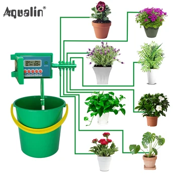 Automatické Mikro Domů Zavlažování Zalévání Kit Systém Sprinkler s Inteligentní Regulátor pro Zahrady,Bonsaje Vnitřní Použití #22018