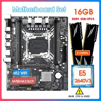 Rekonstrukce apartmá LGA2011-3 základní Deska KIT s procesorem Intel XEON E5 2640 V3 CPU 2*8GB = 16GB DDR4 Paměti RECC