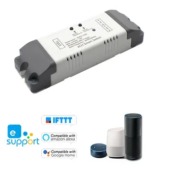 EWelink Wi-Fi Smart Switch Brány Automatizace Garážových Vrat Controller Hlasové Ovládání Alexa Kompatibilní Náboji Potřeba