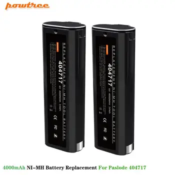 Powtree 6V 4.0 Ah NI-MH, Náhradní Baterie Pro Paslode 404717 B20544E BCPAS-404717 404400 900400 900420 900600 elektrické nářadí