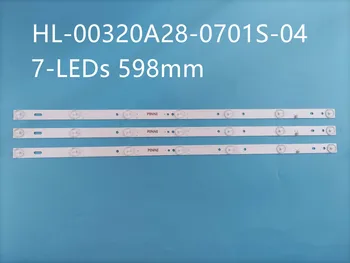 3ks x 32inch LED Podsvícení Strip pro DOFFLER 32BH15-T2 32CH15-T2 JVC HL-00320A28-0701S-04 LT-32DE75 180.DTO-3218000-2H 