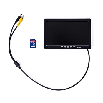 WP90 7inch 9inch LCD TFT barevný monitor s 8GB kartou , podpora nahrávání videa , fit podvodní kamery , Průmyslové Kamery WP90