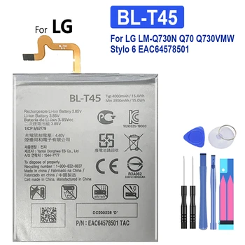 BL-T45 Baterie 4000mAh Pro LG LM-Q730N Q70 Q730VMW Stylo 6 EAC64578501 Mobilní Telefon Bateria