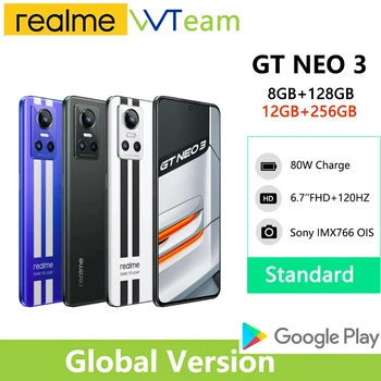 Globální Verze realme GT NEO 3 5G Smartphone Dimensity 8100 6.7