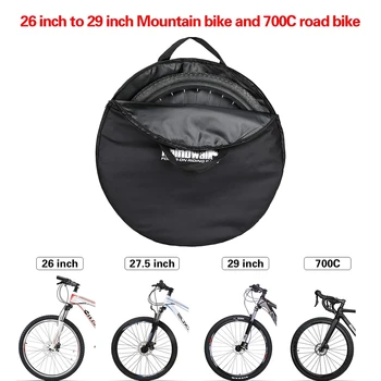 Rhinowalk Mountain Road Bike Kolo, Cestovní Pouzdro 26-27 inch Přepravní Taška Cyklistické Kolo Tašky 19L Bike Wheel Cover Bag