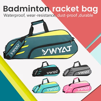 YWYAT Badminton Taška Vodotěsné Jeden Ramenní Tenisová Raketa Sportovní Tašky pojme 3 Rakety Bag Pro Muže, Ženy