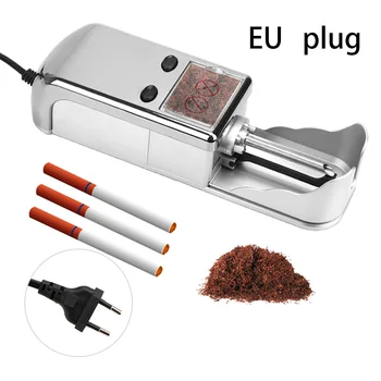 Cigareta Válcovací Stroje, Elektrické Automatické DIY Bylina Tabáku Válec Kouření Příslušenství, Potrubí, Vstřikovače Tabáku Válec EU Plug