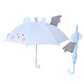 Roztomilý Kreslený Dinosaur Děti, Deštník, Dlouhé Rukojeti, Anti-UV Vodotěsné Přenosné Deštník Děti, Slunečník Dárky pro děti Stu