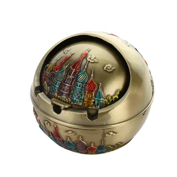 Ruské míč hrad kovový popelník,Zapalovače A Kuřácké Doplňky, Kovové dekorativní umění a řemesla. Pánské dárkové