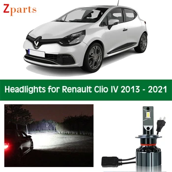 Auto Světlomet Pro rok 2013 - 2021 Renault Clio IV 4 LED Reflektor Žárovky Nízká Paprsek dálkových Canbus Bílé Světlé Auto Světla Příslušenství