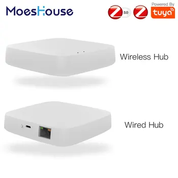 MoesHouse Tuya ZigBee Inteligentní Brána Hub Smart Home Most Smart Life APP Bezdrátový Dálkový Ovladač Pracuje s Alexa Google Domov