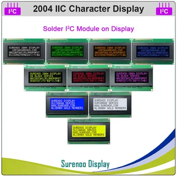 Sériové IIC I2C TWI 2004 204 20*4 anglické a Japonské Znakové LCD Modul Displeje Displej pro Arduino