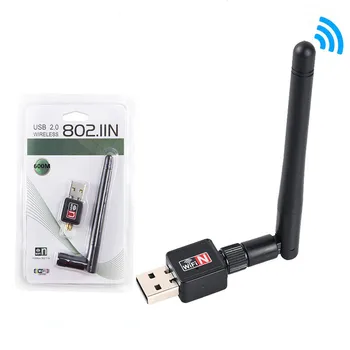 USB Wifi Adaptér 300M/600Mbps Wifi 2,4 GHz Přijímač Bezdrátová Síťová Karta USB2.0 Wi-fi vysokorychlostní Anténa Wi-fi Adaptéru