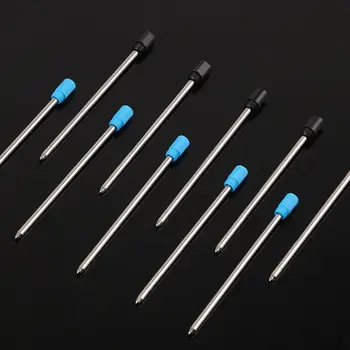 10ks Kuličkové Pero Náhradní Náplně 1,0 mm, Modrá, Černá Barva Inkoustu Kanceláři Školy PXPA