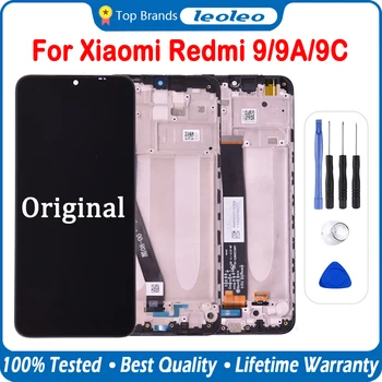 6.53 palce Displej Pro Xiaomi Redmi 9A 9C Displej LCD Dotykový Displej Digitizér Pro Redmi 9 LCD Náhradní Telefon, Montážní Díly