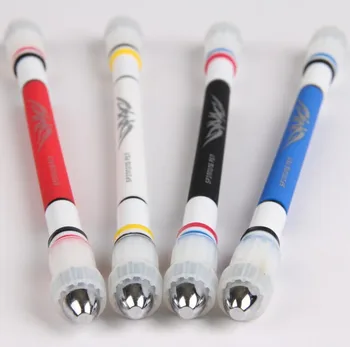 Rotující Pero 5096 Non Slip Potažené Spinning Pen Šampion Točí Válcování Pero Kuličkové