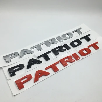 3 Barvy Možností Pro Patriot Emblémy Štítek Odznak Obtisk Auto Boční Dveře Celé Tělo Přední Ocas Nálepka