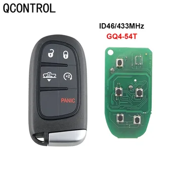 QCONTROL Inteligentní Vzdálené Klíče 433MHz pro JEEP Cherokee 2014 2016 2017 2018 Bezklíčový Vstup HITAG AES 4A Čip GQ4-54T Žádná Značka