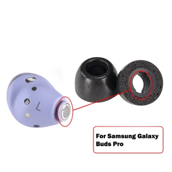 3Pairs Paměťové Pěny Ušní Tipy Pro Samsung Galaxy Pupeny Pro Eartips Pravda Bezdrátová Sluchátka Tipy pro Snížení Hluku Anti-Slip Pomalé Oživení
