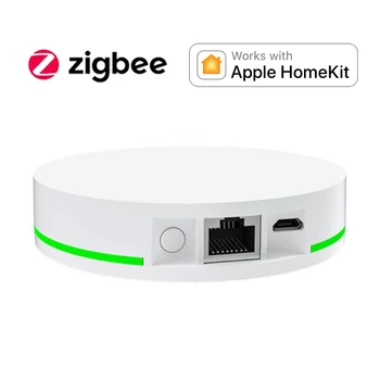 Homekit Tuya Zigbee Gateway Zigbee 3.0 Hub s Síťový Kabel Zásuvky: Pevné Připojení Smart Life Control