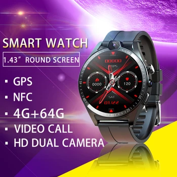 NOVÁ Globální Verze 4G NET T1 Smartwatch 1.43