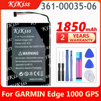 KiKiss 1850mAh 361-00035-06 Baterie pro Garmin Edge 1000 A Edge EXPLORE 1000 Approach G8 GPS Navigátor 361-00035-06 DI44EJ18B60HK