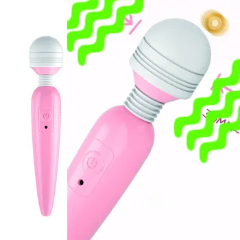 Fairy Mini AV Sex Hračky Magic USB nabíjecí Silný Orgasmus Stříkat Masér Kartáč Klitorisu Hůlka mute Vibrátor Sex Produktů Ženy