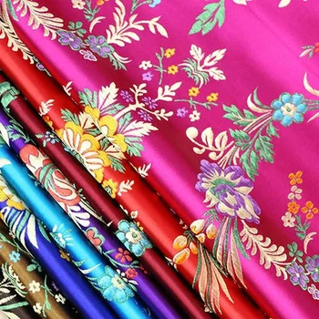 Tkané damaškové pokročilé kostým hedvábí cheongsam šaty žakárové tkaniny brocade