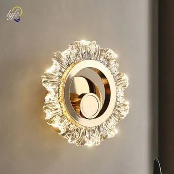 LED Sun Tvar Nástěnné Svítidlo Nordic Vnitřní Osvětlení Pro Domácí Noční lampičky Postel Chodba Ložnice Koupelna Obývací Pokoj Dekorace Světlo