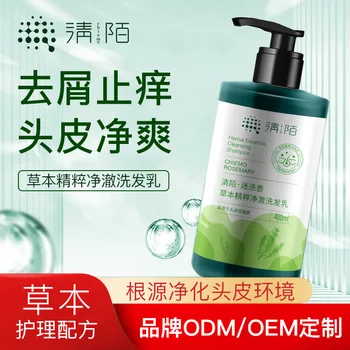 Non-silikonový olej proti lupům a proti svědění nadýchané šampon. Bez oleje šampon rozmarýn velkoobchod šampon profissional