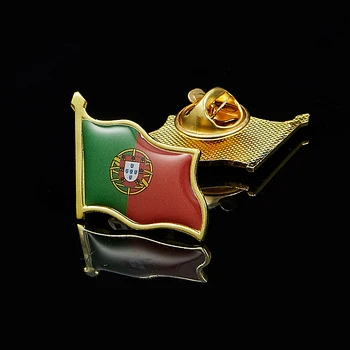 Portugalsko Vlajky, Smalt, Špendlík Odznak Na Klopě Brož Módní Dárek Portugalština