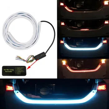 Tekutiny LED Strip Auto Zavazadlového Prostoru Osvětlení Zadní Brzdy Auto Backup Signál, Auto Barvy Obrátit Tok zavazadlového prostoru 12V Typ Světla Čtyři K5E2