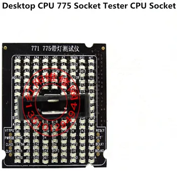 Desktop CPU 775 Socket Tester CPU Socket Analyzátor Dummy Zatížení Falešné Zatížení s LED světlem tester