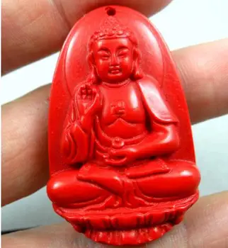 velkoobchod Přírodní kámen Křemen Čínské Červené Organické Rumělka Guanyin pro diy Šperky náhrdelník Příslušenství