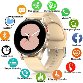 Nové Smartwatch Plně Dotykový Displej Podpora Volání Srdeční Frekvence, Krevní Tlak Chytré Hodinky pro Ženy, Muže, Dárek