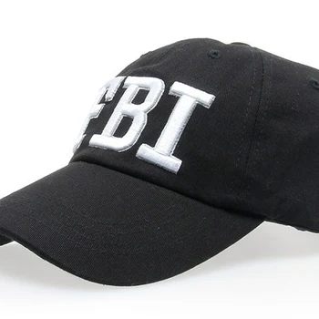 Horké Módní Venkovní FBI Cap 4 Panel Hat kšiltovka Značky Roleta Kostní FBI Snapback pro Muže Vysoce Kvalitní Taktické Klobouk Cap
