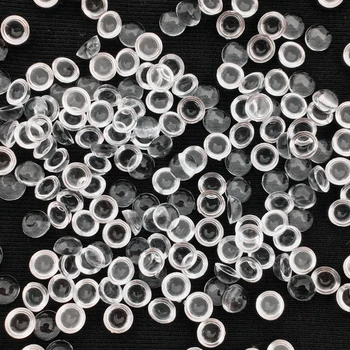 3mm/4mm/6mm/8mm DIY přívěsek šperky, doplňky Cabochon Kopule Kulaté kapičky Vody Půl Transparentní Crystal Korálky Bez lepidla