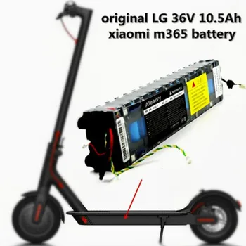 Originální baterie pro Xiaomi M365 elektrický skútr, 36V, 7.8 Ah, 42V, 10500mAh Baterie, s vestavěný Bms, pro cyklistiku,30 ~ 60 km +