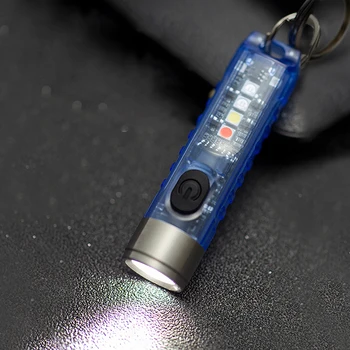 Mini Svítilna Klíčenka Výkonný Blesk Mini Kapesní Led Svítilna Pracovní Světlo Camping Světlo Lampa LED Lucerna USB Dobíjení
