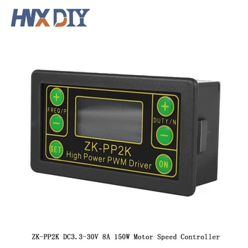 ZK-PP2K Duální Režim Generátoru Signálu PP2K PWM Regulátor Otáček Motoru, Regulátor 8A 150W Frekvence, Duty Cyklu, Nastavitelný Modul