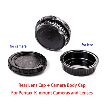 Pro Pentax K mount Kamery a Objektivy , Zadní krytka Objektivu + Tělo Fotoaparátu Nastaven Cap