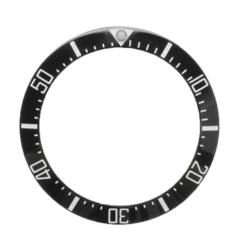 Nové 40 mm Černá Univerzální Keramické Bezel Watch Kryt/Case/Tváře Watch Ring Klasické Kultivovanosti Hodinky-li Vložit Příslušenství 