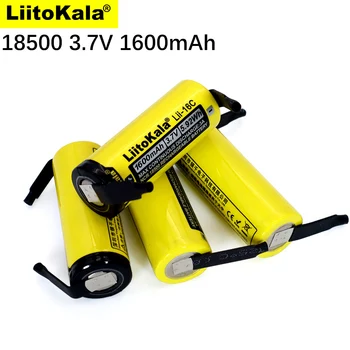 Nové LiitoKala Lii-16C 18500 1600mAh 3,7 V Recarregavel Lithium-Lon Baterie Pro LED Svítilna+DIY Nikl