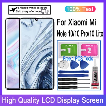 Originální AMOLED Pro Xiaomi Mi Note 10 LCD Displej Dotykový Displej Digitizer Pro Xiaomi Mi Note 10 Pro Note 10 Lite Náhradní