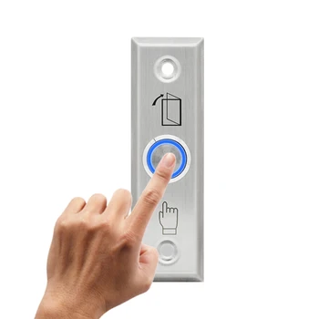 Exit Tlačítko Push Přepínač Dveře z Nerezové Oceli Otvírák Uvolnění Tlačítka pro Řízení Přístupu Elektronická Brána Zámku