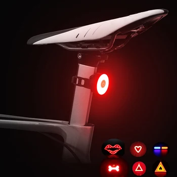Multi Režimy Osvětlení jízdního Kola Světla USB nabíjecí Led Bike Light Flash Ocas Zadní Cyklistické Světlo
