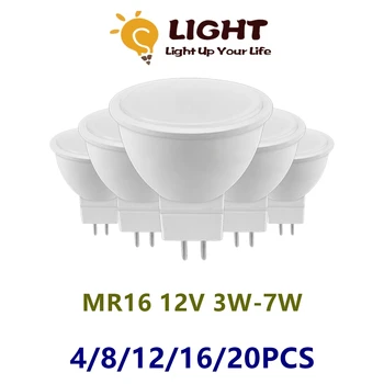 4-20KS LED Reflektor MR16 GU5.3 nízký tlak AC/DC 12V 3W 5W, 6W 7W Světelný Úhel 120 stupňů, se Vztahují ke studiu kuchyně