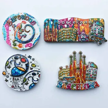 Barcelona, Španělsko Mozaika cestovního Ruchu Pamětní Dekorativní Řemesla Magnetické Lednice Magnet na Lednice Dekor